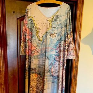 Brand new Map Dress size Large